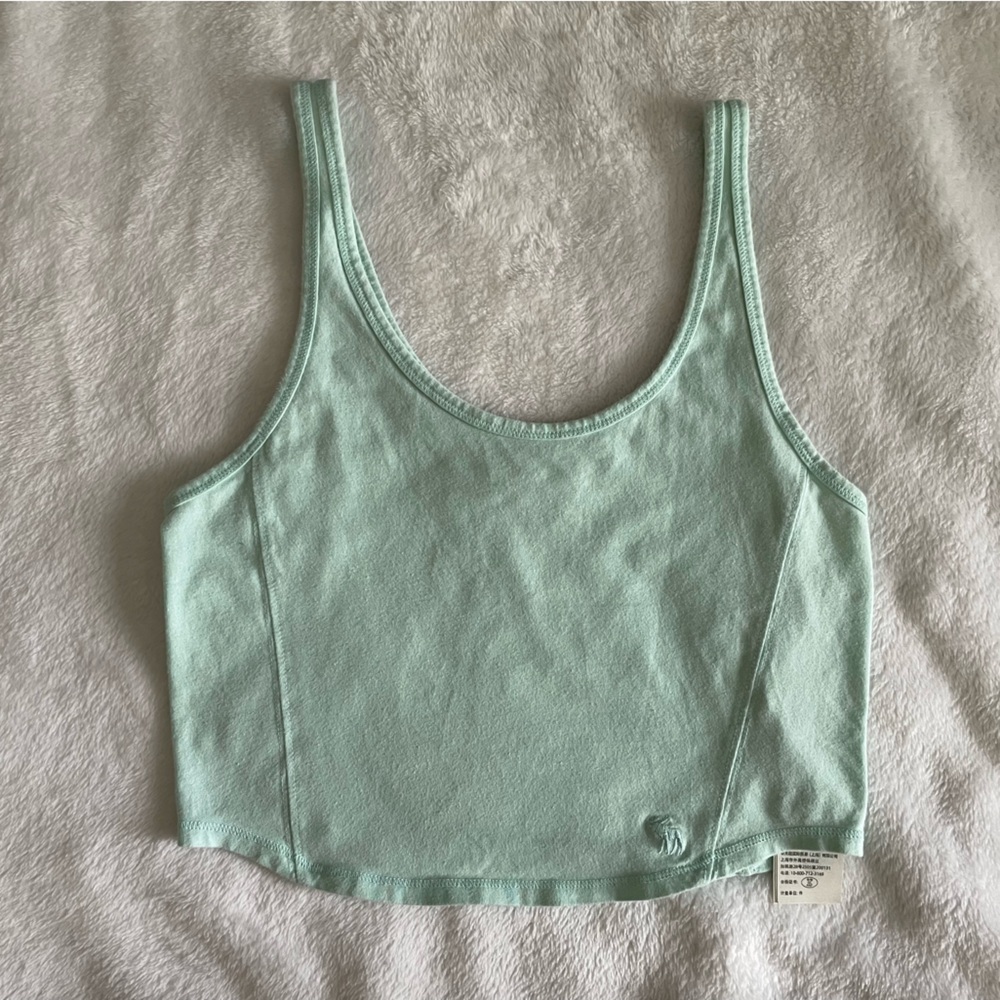Abercrombie and Fitch Mint Green Women's Tank Top